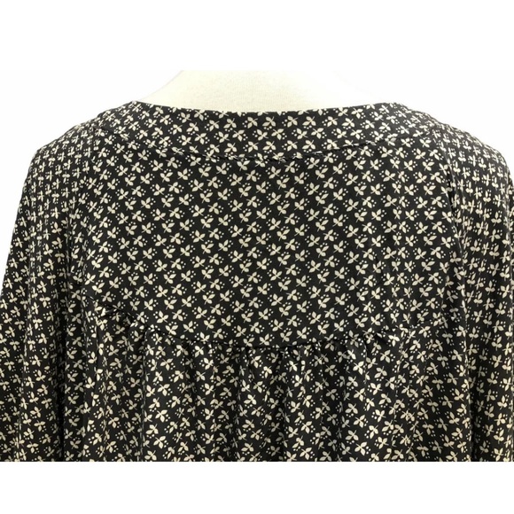 Ces Femme Boho Style Flowy Long Sleeve Plus Blouse - Picture 6 of 11